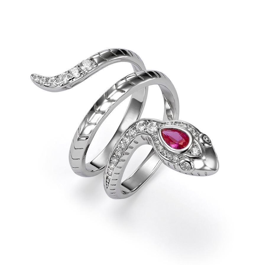 RUBY SNAKE RING