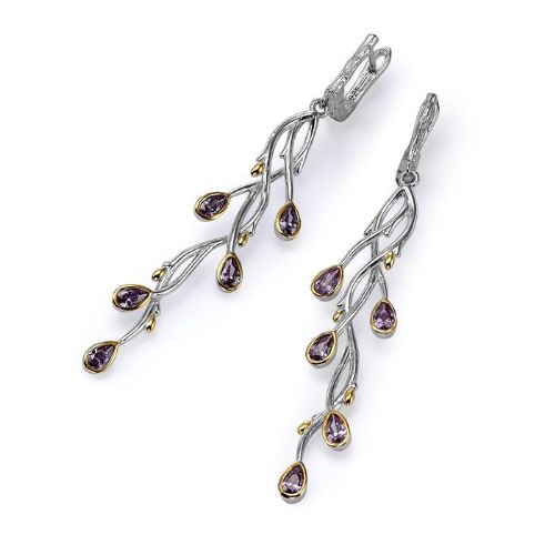 SILVER BRANCHES EARRINGS