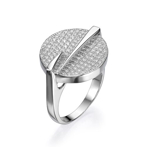 SILVER SPACE RING